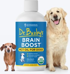 Dr. Buzby's Brain Boost Organic MCT Oil Brain & Nervous Support Supplement for Dogs, 16-fl oz bottle