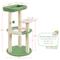 Show in main carousel: Yaheetech 35.5-in Cat Tree with Space Capsule for Kittens, Small, Army Green/Beige slide 3 of 9