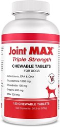 Joint MAX Triple Strength Chewable Tablets for Dogs, 120 count