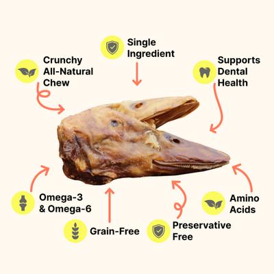 Show full view: Gaines Family Farmstead Duck Heads Grain-Free Dehydrated Dog Treats, 3 count slide 5 of 7