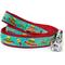 Show in main carousel: The Worthy Dog Cinco de Mayo Lead Adjustable Dog Collar, Turquoise, Large slide 1 of 5