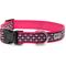 Show in main carousel: The Worthy Dog Hearts Adjustable Dog Collar, Black, X-Small slide 3 of 3