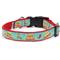 Show in main carousel: The Worthy Dog Cinco de Mayo Adjustable Dog Collar, Turquoise, Medium slide 4 of 5