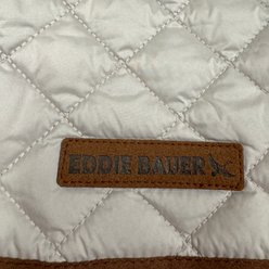 Eddie Bauer Bandon Quilted Windbreaker Dog Coat, Taupe, Large slide 2 of 7