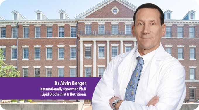 Doctor Alvin Berger internationally renowned Ph.D Lipid Biochemist and Nutritionist