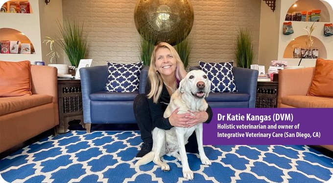 Doctor Katie Kangas (DVM) Holistic veterinarian and owner of Integrative Veterinary care (San Diego, CA)