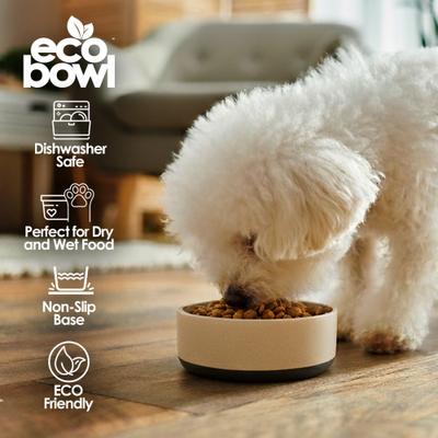 Show full view: Palz&Co EcoBowl Dog Bowl, Slate, Small: 3.5-cup slide 4 of 9