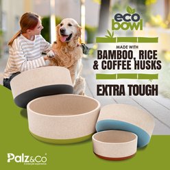 Palz&Co EcoBowl Dog Bowl, Sky Blue, Small: 3.5-cup slide 2 of 9