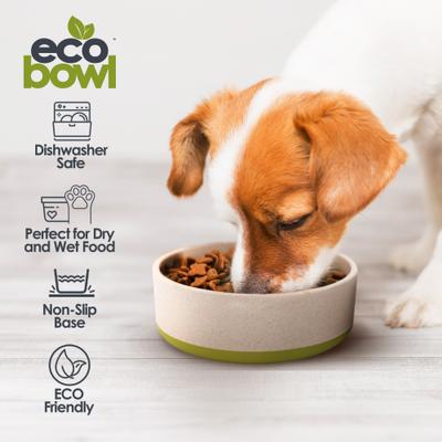 Show full view: Palz&Co EcoBowl Dog Bowl, Forest Green, Small: 3.5-cup slide 4 of 9