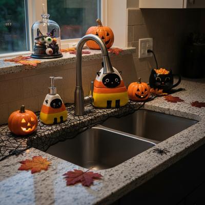 Show full view: 10 Strawberry Street Kitty Corn Counter Set, Medium, Orange, 2 count slide 7 of 7