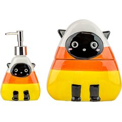 10 Strawberry Street Kitty Corn Counter Set, Medium, Orange, 2 count