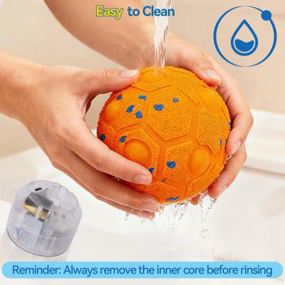 Show full view: UPSKY Interactive Ball Dog Toy with Remote, Orange slide 9 of 10