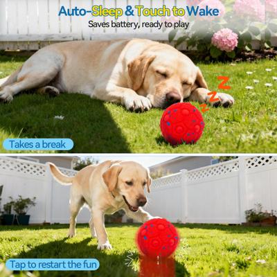 Show full view: UPSKY Interactive Ball Dog Toy with Remote, Red slide 4 of 10