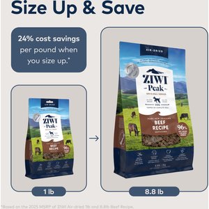 ZIWI Peak Beef Grain-Free Air-Dried Dog Food, 35.2-oz bag