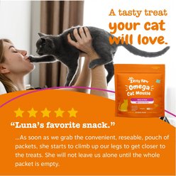 Zesty Paws Omega Skin & Coat Tuna Mousse Lickable Squeeze Supplement for Cats, 18 count slide 2 of 7