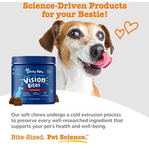 Zesty Paws Advanced Vision Bites Chicken Flavored Soft Chews Vision Supplement for Senior Dogs, 90 count