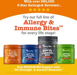 Zesty Paws Vet Strength Allergy & Immune Bites Soft Chews Fish Oil Supplement for Dogs, 90 count slide 2 of 7