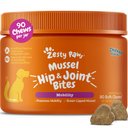 Zesty Paws Mussel Mobility Bites Chicken Flavored Soft Chews Hip & Joint Supplement for Dogs, 90 count