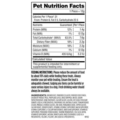 Show full view: Milk-Bone Original Brushing Chews Mini Chicken Flavor Daily Dental Dog Treats, 65 count slide 10 of 12