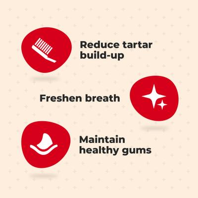 Show full view: Milk-Bone Original Brushing Chews Mini Chicken Flavor Daily Dental Dog Treats, 65 count slide 7 of 12