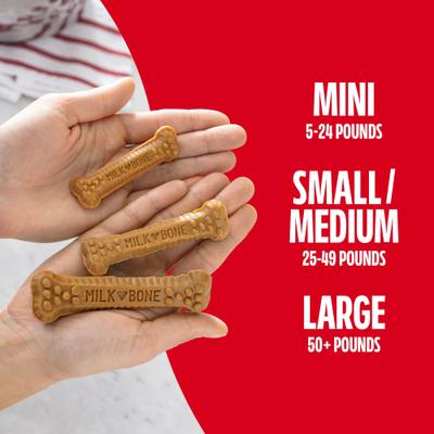 Show full view: Milk-Bone Original Brushing Chews Mini Chicken Flavor Daily Dental Dog Treats, 65 count slide 6 of 12