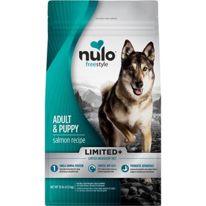 Nulo FreeStyle Limited Ingredient Salmon Recipe High-Protein & Grain-Free Puppy & Adult Dry Dog Food, 10-lb bag