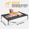 Show in main carousel: Veehoo Cooling Elevated Portable Cot Dog Bed, Black, Large, 2 count slide 3 of 8