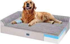 Veehoo Ultra-Thick Orthopedic Dog Crate Mat, Grey, Large