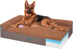 Veehoo Ultra-Thick Orthopedic Dog Crate Mat, Brown, X-Large