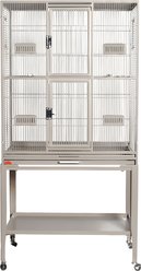 A&E Cage Company Flight Bird Cage, 32 x 21-in, Platinum