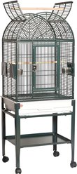 A&E Cage Company Dome Top Bird Cage with Plastic Base, 22 x 17-in, Green