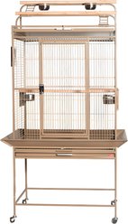 A&E Cage Company Play Top Bird Cage, Sandstone, Medium