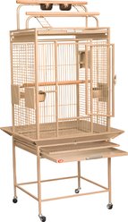 A&E Cage Company Play Top Bird Cage, Sandstone, Small