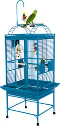 A&E Cage Company Play Top Bird Cage, Blue, Small