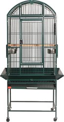 A&E Cage Company Medium Dome Top Bird Cage, 24 x 22 x 61-in, Green