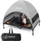 Show in main carousel: Veehoo Breezy Tent Elevated Dog Bed, Black, X-Large slide 1 of 9