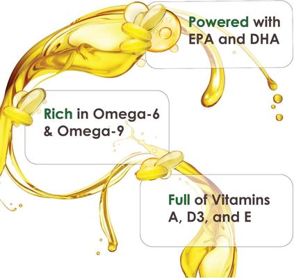 Show full view: Omega-Caps Softgel Capsules for Cats & Small Dogs, 60 count slide 5 of 11