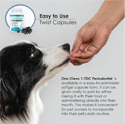 Show full view: Ora-Clens 1-TDC Periodontal Dog & Cat Supplement, 120 count slide 5 of 11