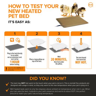 Show full view: K&H Pet Products Thermo-Peep Heated Pad slide 7 of 11