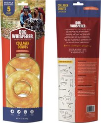 Dog Whisperer Collagen 3-inch Chicken Donuts, 8.8-oz, 5 count