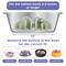 Show in main carousel: Awoo Good Vibes Silicone Dog & Cat Slow Feeder Bowl Insert, Sage slide 3 of 11