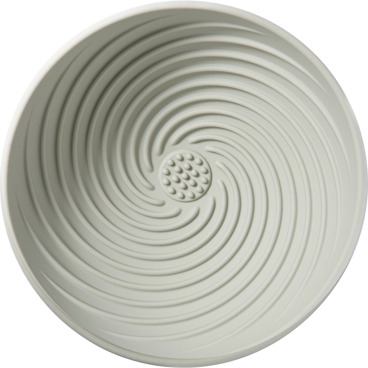 Awoo Wobbowl Silicone Dog & Cat Lick Mat Slow Feeder Bowl, Sage