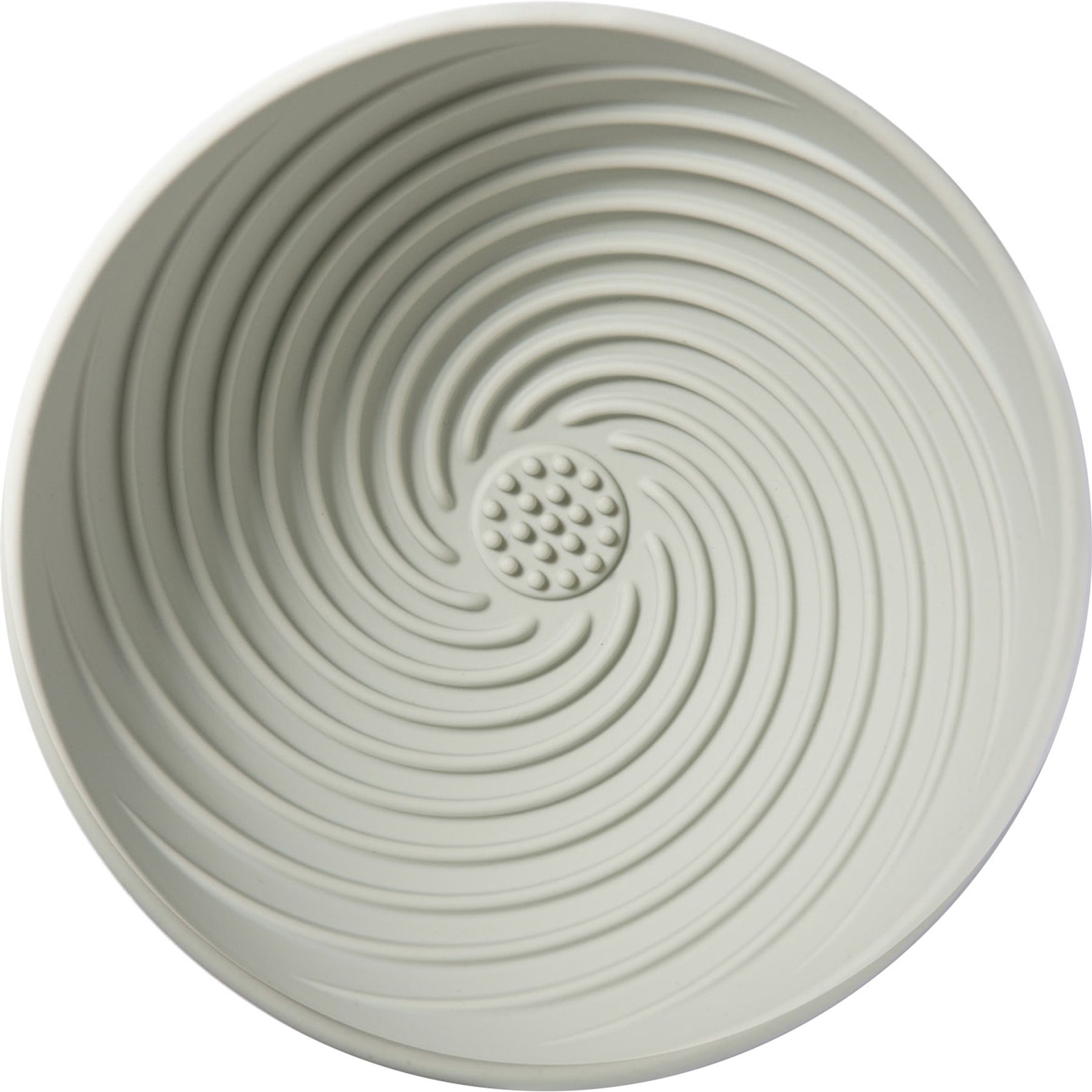 Awoo Wobbowl Silicone Dog & Cat Lick Mat Slow Feeder Bowl, Sage