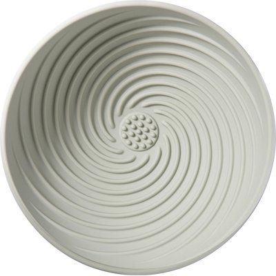 Awoo Awoo Wobbowl Silicone Dog & Cat Lick Mat Slow Feeder Bowl, Sage