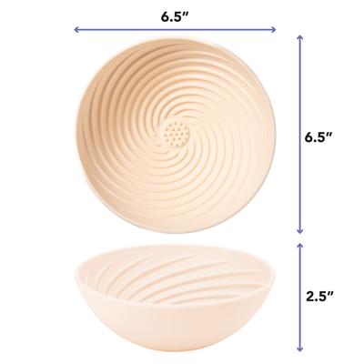 Show full view: Awoo Wobbowl Silicone Dog & Cat Lick Mat Slow Feeder Bowl, Almond slide 2 of 11