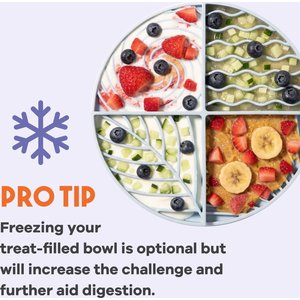 Awoo Paradise Silicone Dog & Cat Lick Mat & Slow Feeder, Sky