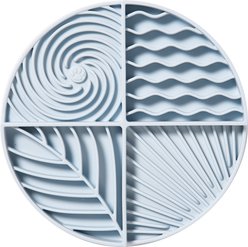 Awoo Paradise Silicone Dog & Cat Lick Mat & Slow Feeder, Sky