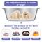 Show in main carousel: Awoo Good Vibes Silicone Dog & Cat Slow Feeder Bowl Insert, Almond slide 3 of 11