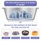 Show in main carousel: Awoo Good Vibes Silicone Dog & Cat Slow Feeder Bowl Insert, Sky slide 3 of 11