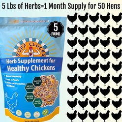 Buff Clucks Herb Chicken Supplement, 5-lb bag slide 2 of 2